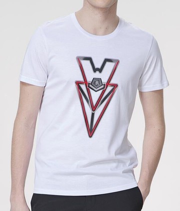 FINDSENSE MD 韓國 男 街頭 時尚 潮 絲光棉 特色標誌圖案  短袖T恤 特色T恤 圖案T