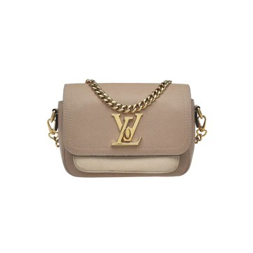 LOUIS VUITTON M58554 LOCK ME 拼色郵差包斜背包