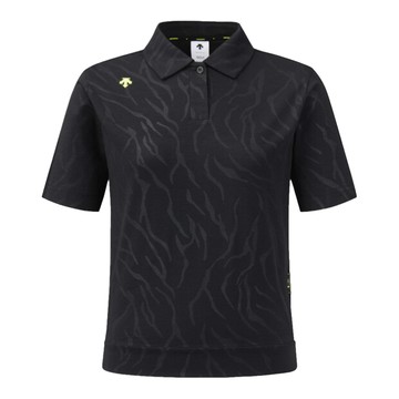DESCENTE GOLF 迪桑特 PATTERNED SHORT-SLEEVED T-SHIRT 女士 高爾夫球上衣