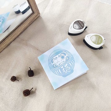 【紙品 • 小摺卡】達摩の願 • 附方形質感信封