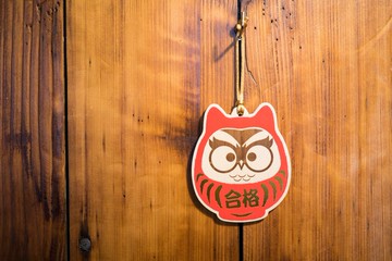 木質明信片-合格貓頭鷹