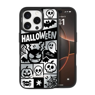 【限時送背板】QeeWoo 磁吸背板手機殼 Halloween鏡面漫畫款