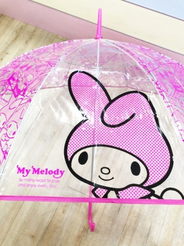 【震撼精品百貨】My Melody 美樂蒂~Melody透明直傘-桃色