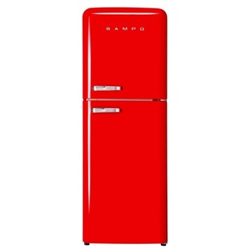 【SAMPO 聲寶】210公升一級能效歐風美型變頻雙門冰箱SR-C21D-R