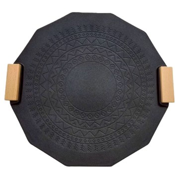 mama cook 媽媽廚 冒險家系列 露營野炊不沾煎烤盤  40cm  1個