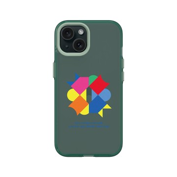 iPhone 15 Clear 憂墨綠 - PRIDE 2024: Love in All Forms - 我很美，送朵花給自己吧