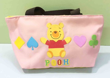 【震撼精品百貨】Winnie the Pooh 小熊維尼 小提袋 粉色#82755 震撼日式精品百貨