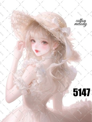 original sticker no.5147 人物貼紙 原創貼紙 原創人物貼紙 裝飾貼紙 cotton melody