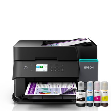 EPSON L6370 高速雙網三合一Wi-Fi 智慧遙控連續供墨複合機+T03Y系列 原廠連供墨水瓶組(1黑3彩1組)
