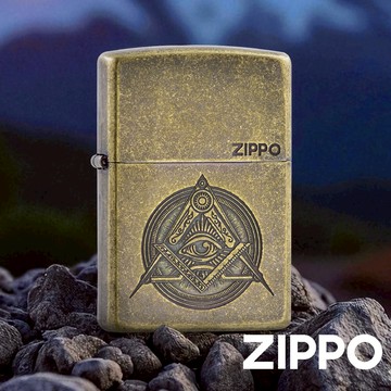 ZIPPO 全視之眼防風打火機 全知全能的全視之眼 不可思議 ZA-3-292 終身保固