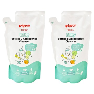 pigeon 貝親 奶瓶蔬果清潔液 補充包  450ml  2包