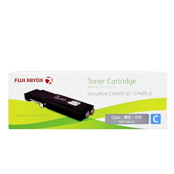 富士全錄 Fuji Xerox CT202034 原廠原裝高容量藍色(C) 碳粉匣(適用 DP CM405 df, DP CP405 d)