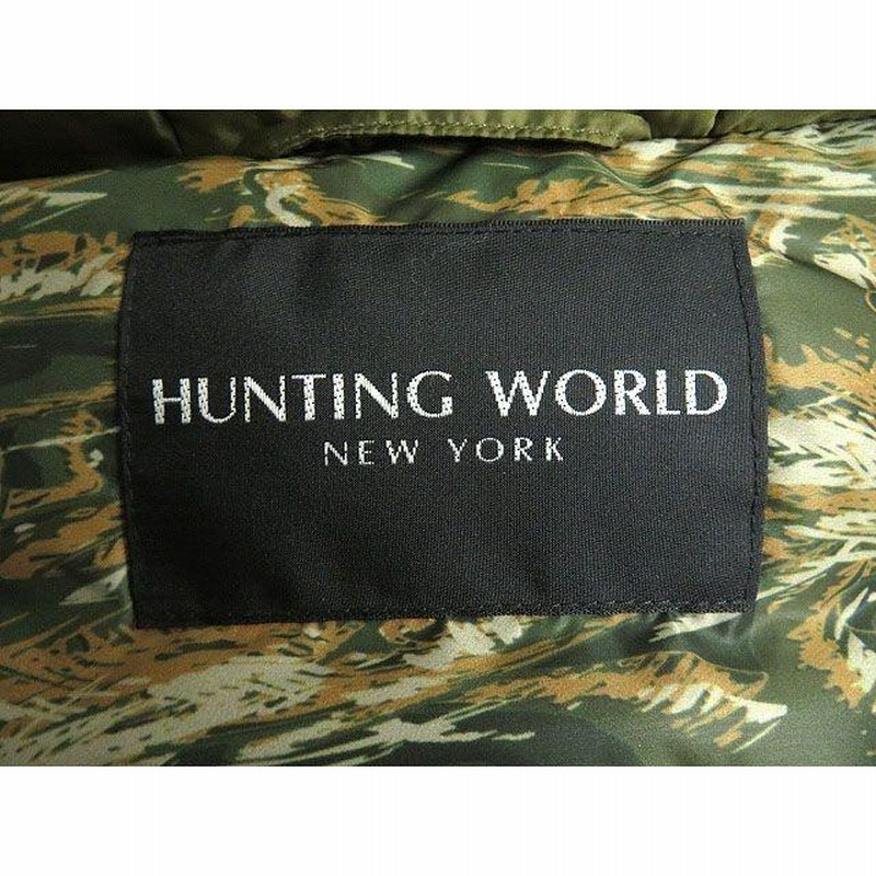 極美品▽HUNTING WORLD ハンティングワールド 82JK15 ラクーンファー ...