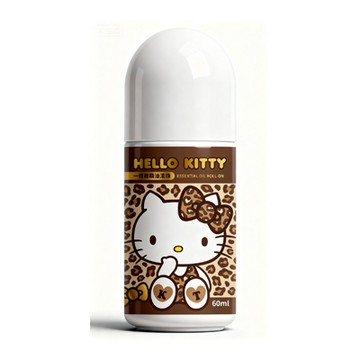 Hello Kitty一條根精油滾珠60ml-豹紋款
