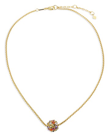 Aqua Gems Fiesta Ball Pendant Necklace, 16-18 - Exclusive