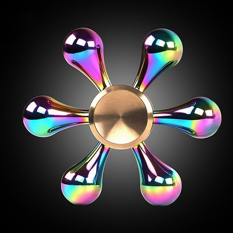 銅 Hand Spinner 船 舵 指 スピナー スピン フィジェット トイ Fidget Spinner 人気の指遊び 指のこま 独楽回し ストレス解消 おもちゃ レインボー 虹色 通販 Lineポイント最大0 5 Get Lineショッピング
