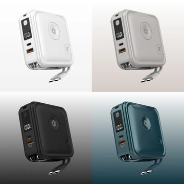 【LaPO】WT-08S 10050mAh 全功能無線充電行動電源_36.18Wh_具Wh標示(快充自帶線/Apple Watch/小電流模式)