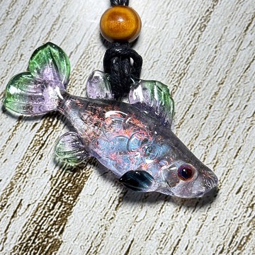 玻璃魚項鍊 2207133