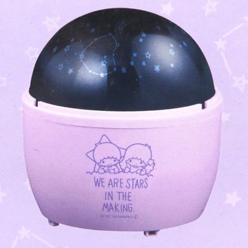asdfkitty*特價 雙子星 粉紅色LED投射燈 變色投影燈 小夜燈-日本正版商品