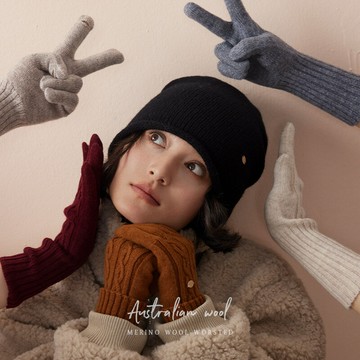 現貨+預購 羊毛手套觸控手套-長筒保暖針織麻花女配件5色74jw32【獨家進口】【米蘭精品】