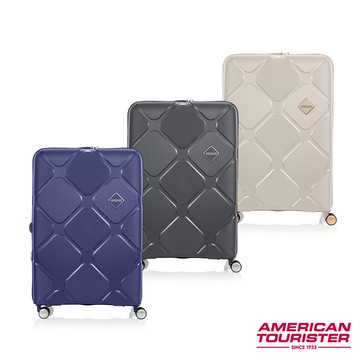 AMERICAN TOURISTER美國旅行者 25吋 Instagon 防盜拉鍊可擴充避震飛機輪PP硬殼行李箱(多色可選)