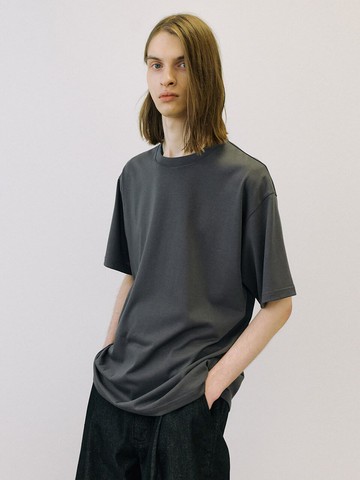 Supima Premium 1/2 T-shirt_Dark Gray