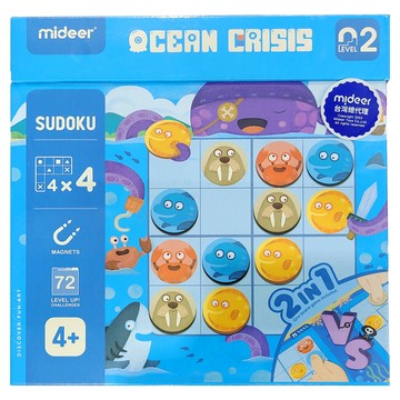 mideer 數獨遊戲  海洋探索 多色  1盒