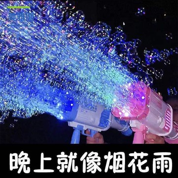 免運 爆款超大號68孔泡泡機火箭炮加特林泡泡槍玩具槍M1129