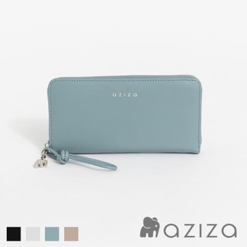 aziza AMUSE拉鍊12卡長夾-多色