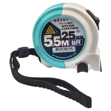 金字塔 捲尺 5.5M 25MM尼龍塗層  1個