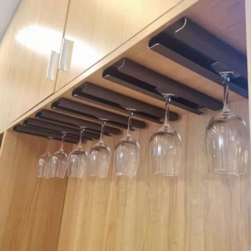 葡萄酒杯紅酒杯掛架極簡輕奢高腳杯懸掛架家用吧臺高檔吊倒掛收納