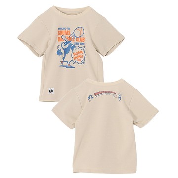 CHUMS Baseball Club T 童 短袖上衣 米灰色 CH211457G057