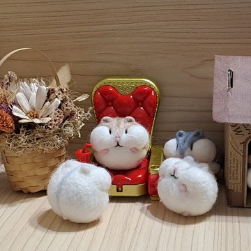 原創倉鼠羊毛氈   *我的庭園設計*