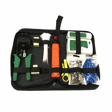 網線鉗套裝網絡測試儀5六類水晶頭接頭夾具鉗子刀片寬帶壓剝線鉗