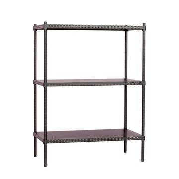 dayneeds 日需百備 極致工藝 烤漆架  90 x 45 x 120cm  黑色  3層