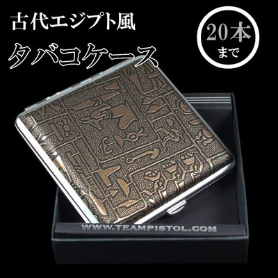 【ヒエログリフ】ヴィンテージ シガレットケース カードケース 古代エジプト ヒエログリフ】ヴィンテージ シガレットケース カードケース