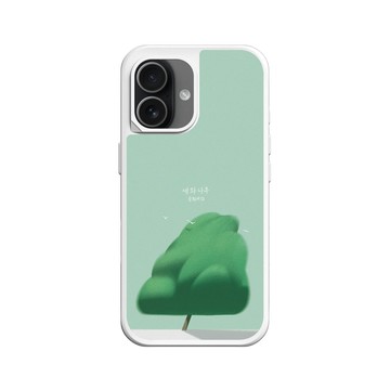 iPhone 17 SolidX 白 - ENHO - 鳥與樹・靜