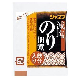 ジャネフ 減塩のり佃煮 鉄分入り 5g×40袋 キユーピー