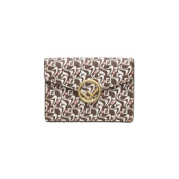 FENDI 8M0395 塗鴉三摺短夾鈔票夾