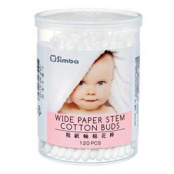 小獅王辛巴 Simba 粗紙軸棉花棒(120入)