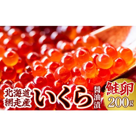 ふるさと納税 北海道 網走市 ＜網走産＞いくら醤油漬(鮭卵)200g（200g×1） ABW012