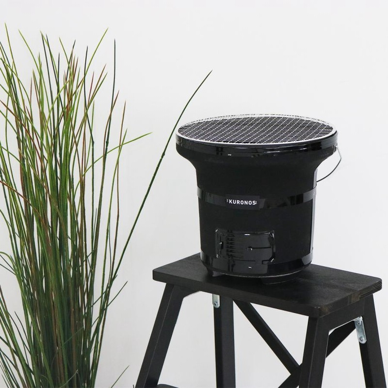 KURONOS 黒七輪 8.5号 珪藻土 黒ノ巣 クロノス 網付き