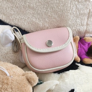 皮革diy材料包/完成品 大容量耳機收納包 掛飾 客製禮物 免費刻字