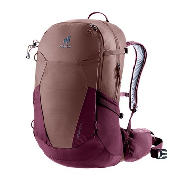 Deuter _德國_FUTURA透氣網架背包25SL/3400221紫/登山健行休閒包