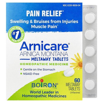 Boiron, Arnicare，山金車即溶片，無味，60 片即溶片