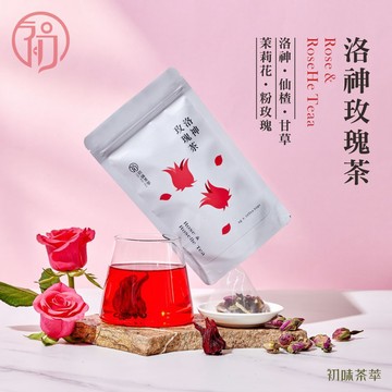初蔚茶萃 洛神玫瑰花茶 一包10/30入 無咖啡因 洛神 玫瑰 果茶 茶包 冷泡茶 熱泡茶 三角茶包 花果茶系列
