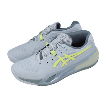 [ACS] Asics 亞瑟士 網球鞋 GEL-Resolution X 2E 寬楦 男鞋 灰藍 黃 法網 1041A487402