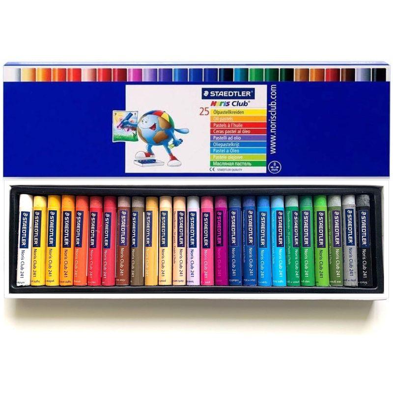 ステッドラー Oil Pastels Noris Club オイルパステル 25色 NC25