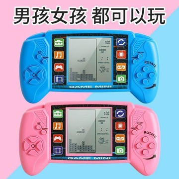【桃園出貨🔥】HANCHENG大屏復古俄羅斯方塊8090懷舊掌機兒童益智玩具