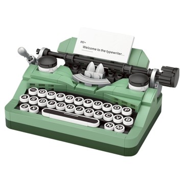 LoZ 微型迷你積木  1個  打字機 + 綠色 + 黑色